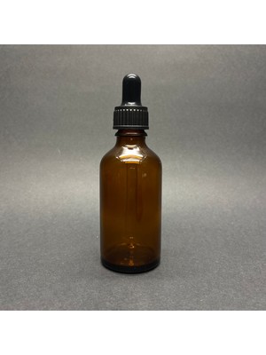 JUNİBELİW 4 Adet 50 ml Amber Cam Şişe Kapaklı Cam Damlalıklı Boş Çok Amaçlı Yağ Esans Şişesi 4X50ML