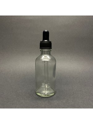 JUNİBELİW 4 Adet 50 ml Şeffaf Cam Şişe Kapaklı Cam Damlalıklı Boş Çok Amaçlı Yağ Esans Şişesi 4X50ML