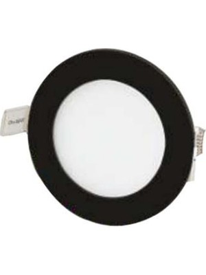 Cata CT-5125 6W/6400K Slim LED Panel Armatür (Siyah Kasa) Beyaz Cata