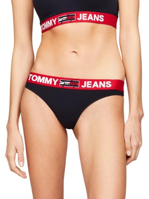 Tommy Hilfiger Kadın Lacivert Tanga