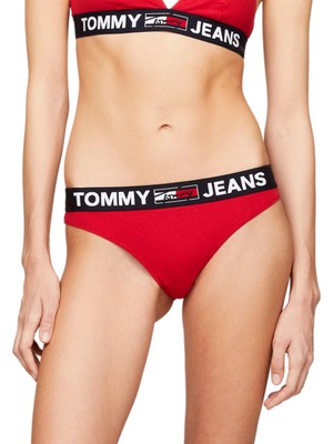 Tommy Hilfiger Kadın Kırmızı Bikini Külot
