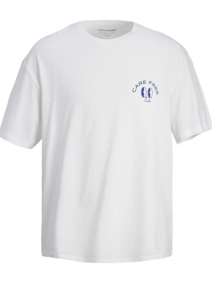 Jack & Jones Jorfruttı Tee Ss Crew Neck Tg 12256926 Beyaz