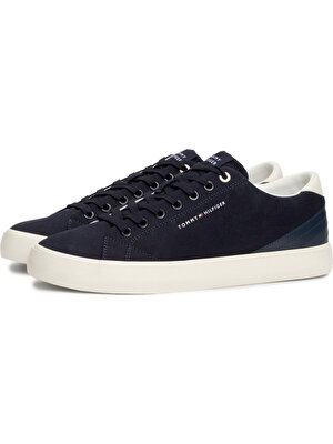 Tommy Hilfiger Th Hı Vulc Low Summer Cvs Mavi Erkek Sneaker