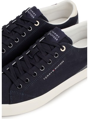 Tommy Hilfiger Th Hı Vulc Low Summer Cvs Mavi Erkek Sneaker