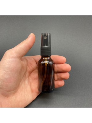 JUNİBELİW 5 Adet Çok Amaçlı Amber 30ML Sprey Fısfıs Kolonya Dezenfektan Cam Şişe Fıs Fıs 5X30ML