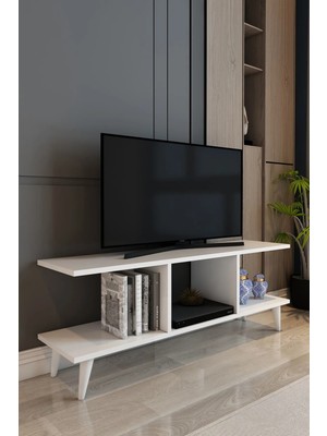 İzco Design Light Tv Ünitesi Modern Kapaksız 120 cm Tv Sehpası