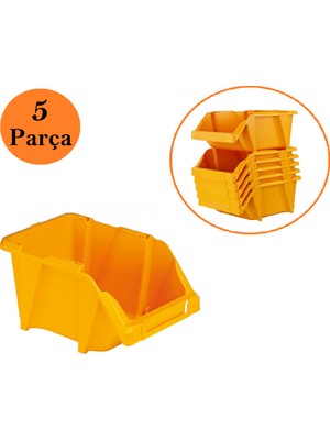 Venoa DP30 Depo Raf Düzenleyici Parça Saklama Avadanlık Kutusu 5 Parça 370X220X155 mm