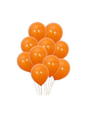 Balon Diyarı 10 adet Turuncu Renk Kaliteli Mat Pastel Balon