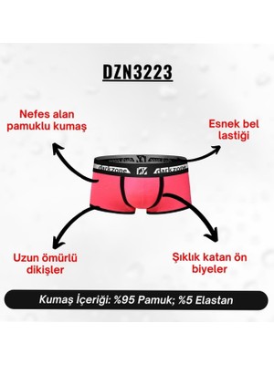 Darkzone Pembe Erkek Boxer DZN3223