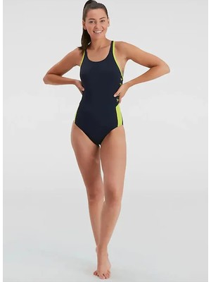 Speedo Siyah - Sarı Kadın Mayo 8-00370916934-SPEEDO Colbl Spl Mbk