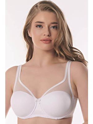 Emos Avm Balenli Desteksiz Dolgusuz Toparlayıcı Yumuşak Süngerli Günlük Klasik Küçültücü Sütyen 3777