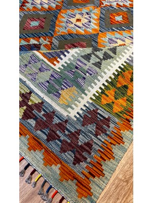 Türkmen Rug El Dokuma Afgan Kilim