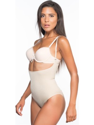 Emos Avm Ten Emay 2073 Ince Göğüsü Açık Desenli Body Korse