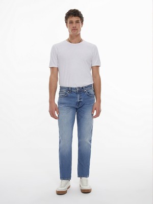 LTB Erkek Hollywood Y Düz Paça Orta Bel Jean Pantolon