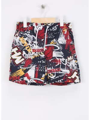 Name It Lacivert Erkek Şort Mayo Nkmmaxton Nba Swımshorts Ous
