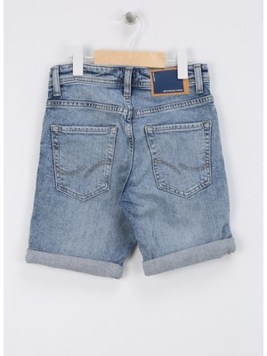 Jack & Jones Normal Bel Normal Açık Mavi Erkek Denim Şort Jjırıck Jjorıgınal Shorts Cb 052 Jn