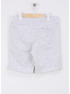 Jack & Jones Bağlamalı Bel Normal Beyaz Erkek Şort Jpstjosh Sweat Shorts Amt Jnr