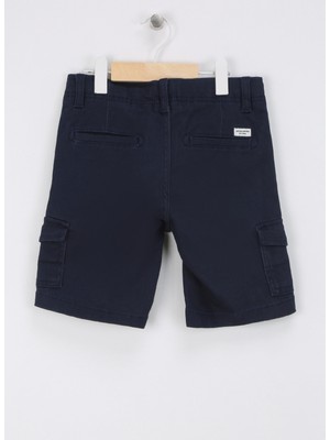 Jack & Jones Normal Bel Normal Lacivert Erkek Şort Jpstjoe Jjcargo Shorts Jnr