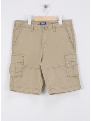 Jack & Jones Normal Bel Normal Taş Erkek Şort Jpstcole Jjcampaıgn Short Jnr