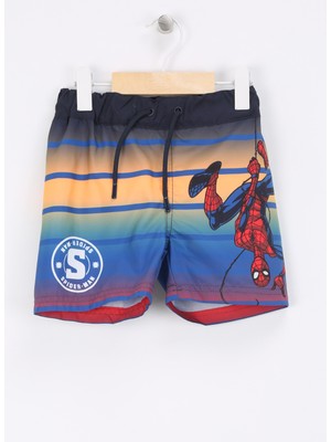 Name It Lacivert Erkek Şort Mayo Nmmmelvın Spıderman Long Swımshorts
