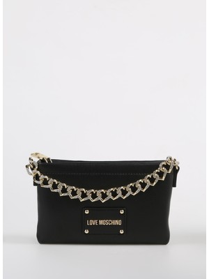 Love Moschino Siyah Kadın 15X16X14 cm Çapraz Çanta JC4122PP1ILN100A