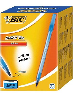 Bic Round Stic Tükenmez Kalem Mavi 60'Lı Kutu