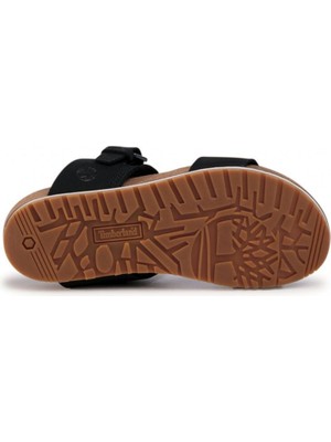 Timberland Malibu Waves Slide Black Nubuck Siyah Sandalet