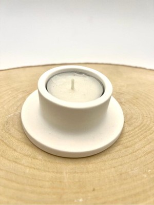 Wammolds Düz Tealight Mumluk Silikon Kalıp