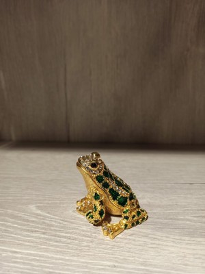 Miamantra Swarovski Taşlı Kurbağa Mücevherlik / Dekoratif Biblo