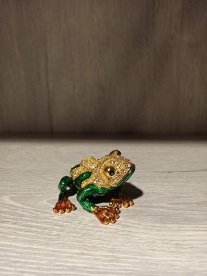 Miamantra Swarovski Taşlı Kurbağa Mücevherlik / Dekoratif Biblo