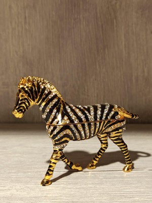 Miamantra Swarovski Taşlı Zebra Mücevherlik / Dekoratif Biblo