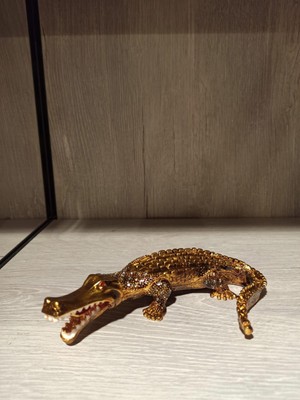 Miamantra Swarovski Taşlı Timsah Mücevherlik / Dekoratif Biblo