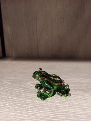 Miamantra Swarovski Taşlı Kurbağa Mücevherlik / Dekoratif Biblo