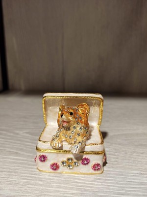 Miamantra Swarovski Taşlı Köpek Mücevherlik / Dekoratif Biblo