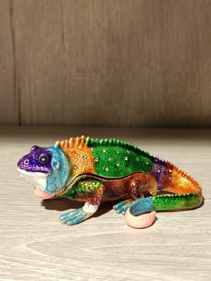 Miamantra Swarovski Taşlı Iguana Mücevherlik / Dekoratif Biblo