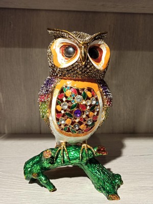 Miamantra Swarovski Taşlı Baykuş Mücevherlik / Dekoratif Biblo
