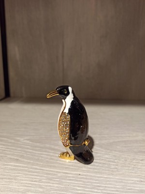 Miamantra Swarovski Taşlı Penguen Mücevherlik / Dekoratif Biblo