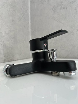 Siyah Mix Aç Kapa Banyo Bataryası