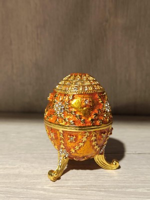 Miamantra Swarovski Taşlı Yumurta Mücevherlik / Dekoratif Biblo