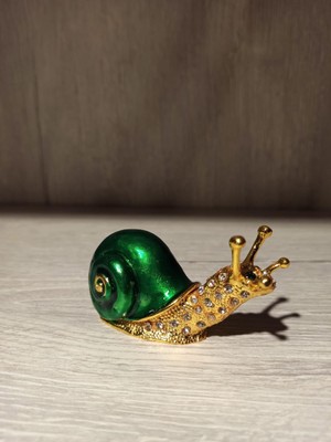 Miamantra Swarovski Taşlı  Salyangoz Mücevherlik / Dekoratif Biblo