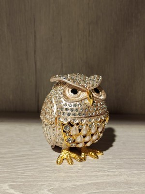 Miamantra Swarovski Taşlı Baykuş Mücevherlik / Dekoratif Biblo