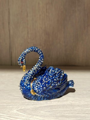 Miamantra Swarovski Taşlı Kuğu Mücevherlik / Dekoratif Biblo