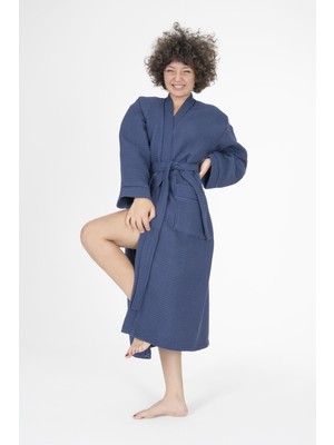 Varol Kaos Serisi Kimono Yaka Pike Bornoz Sabahlık