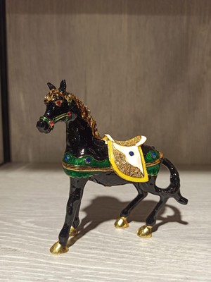 Miamantra Swarovski Taşlı At Mücevherlik / Dekoratif Biblo