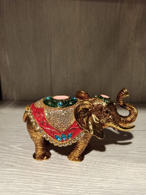 Miamantra Swarovski Taşlı Fil Mücevherlik / Dekoratif Biblo
