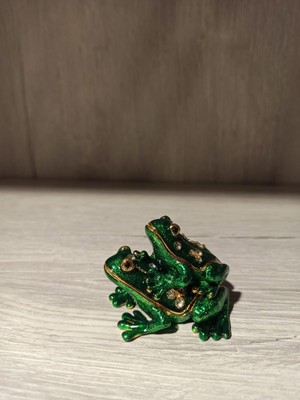 Miamantra Swarovski Taşlı Kurbağa Mücevherlik / Dekoratif Biblo