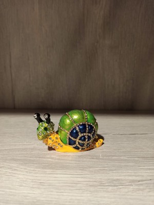 Miamantra Swarovski Taşlı Salyangoz Mücevherlik / Dekoratif Biblo