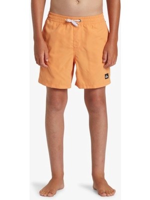 Quiksilver Everyday Solid Volley Erkek Çocuk Yüzme Şortu Turuncu AQBJV03054-NJF0