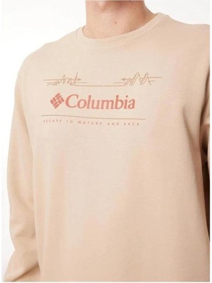 Columbia Csc M Nature And Back Crew Deve Tüyü Erkek Sweatshirt