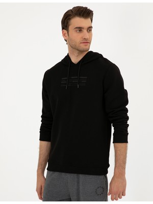 Pierre Cardin Erkek Siyah Regular Fit Sweatshirt 50295772-VR046